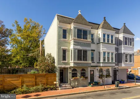 a front view of a building