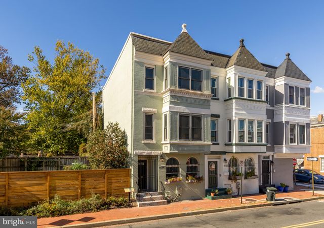 a front view of a building