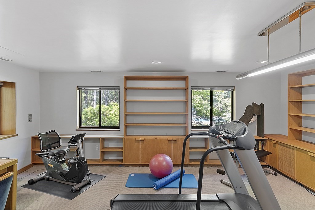 70 Davison Drive Lincoln, MA 01773 - Photo 30 of 37 a view of a room with gym equipment