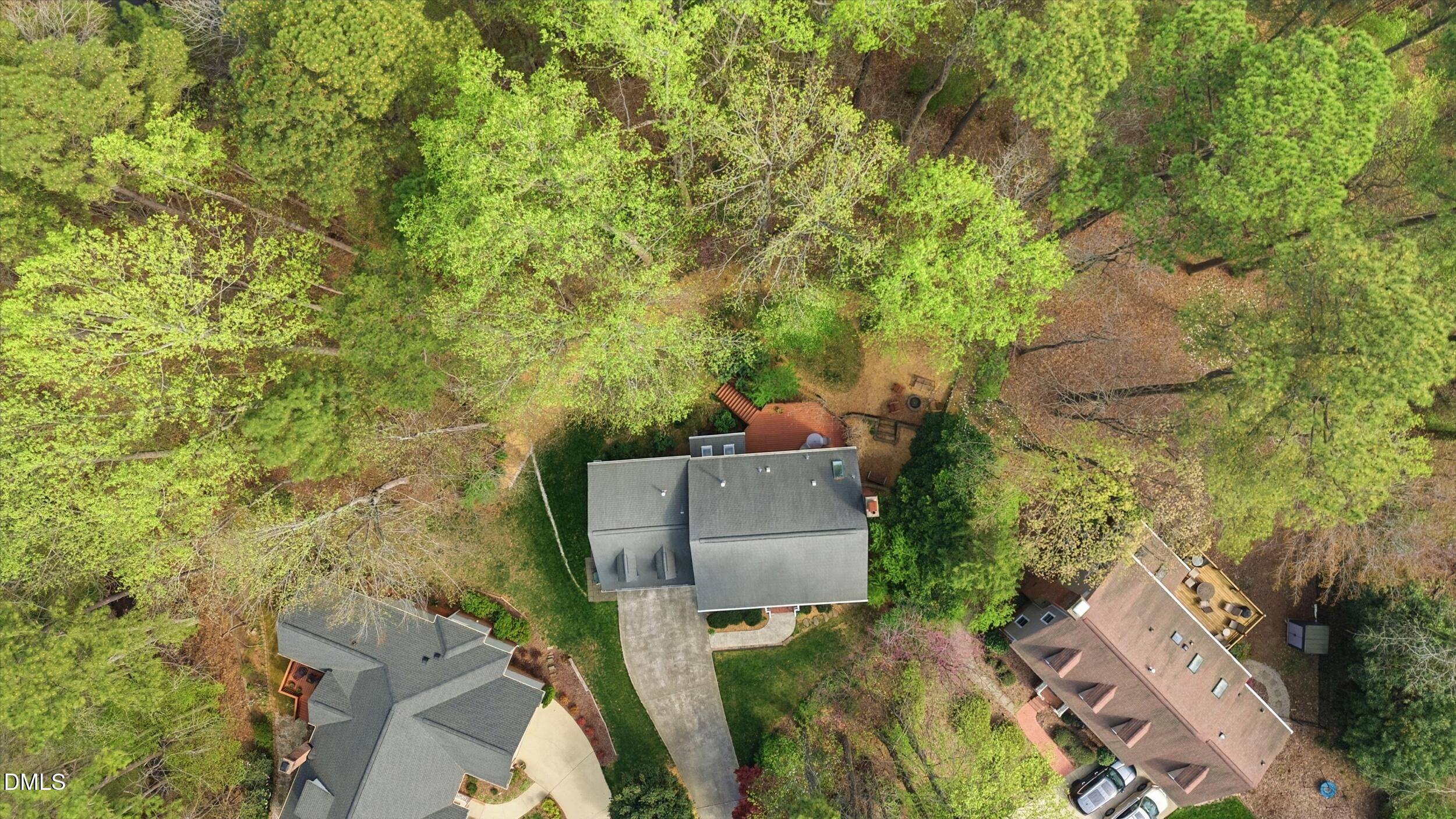 4001 Stemmons Court Raleigh, NC 27613 - Photo 38 of 45 an aerial view of a house with a yard