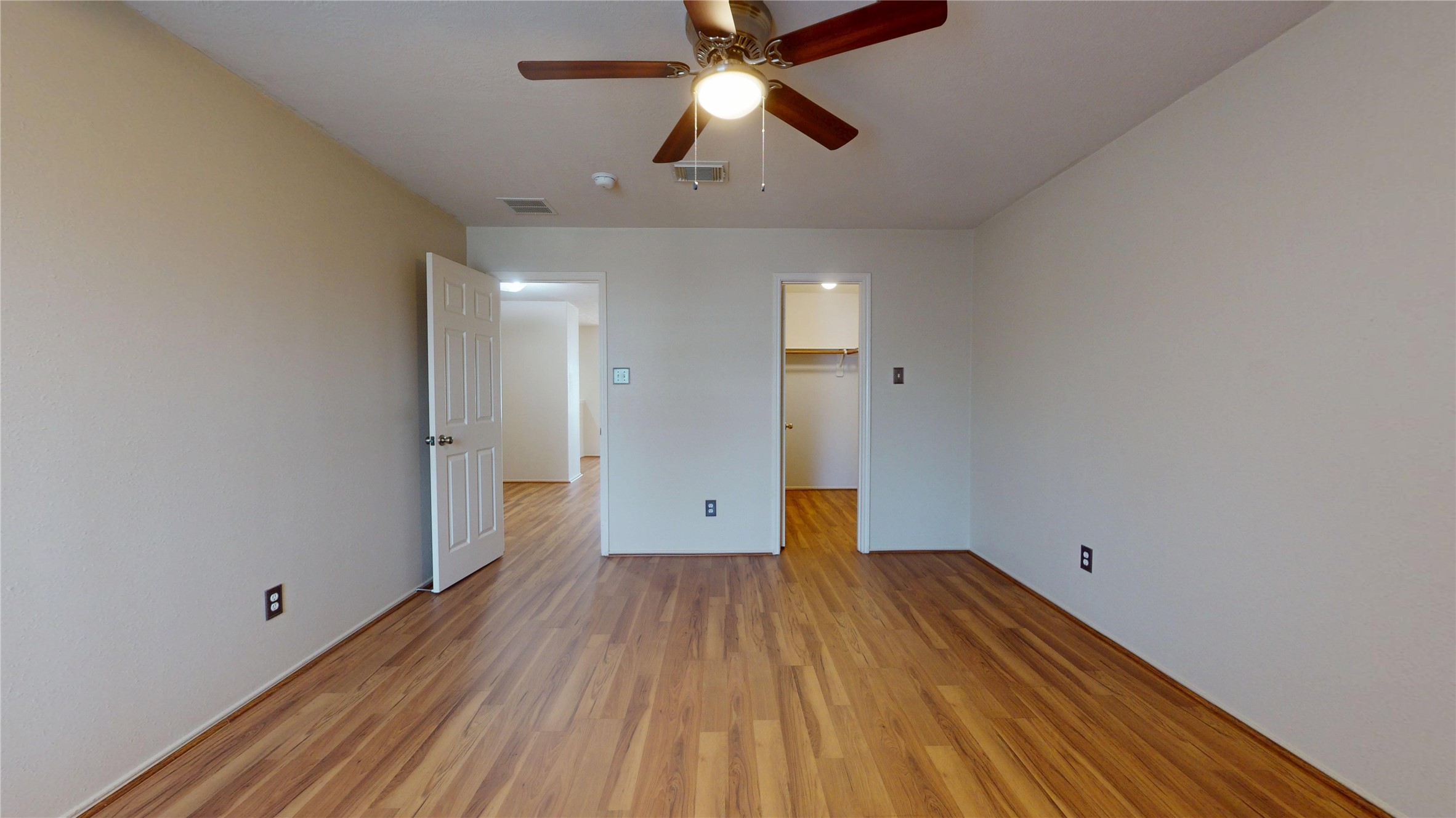 18226 Thicket Grove Road Houston, TX 77084 - Photo 31 of 45 a view of empty room with wooden floor