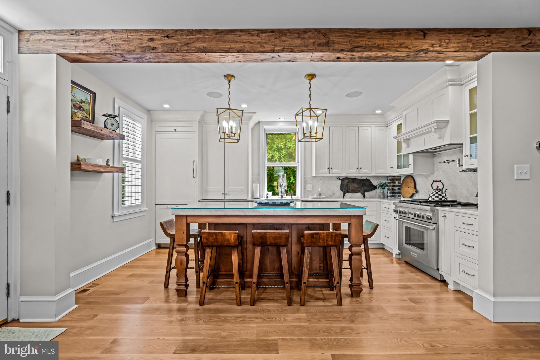 38 Tanner Street Haddonfield, NJ 08033 - Photo 11 of 70 Huge center island joins the 2 rooms