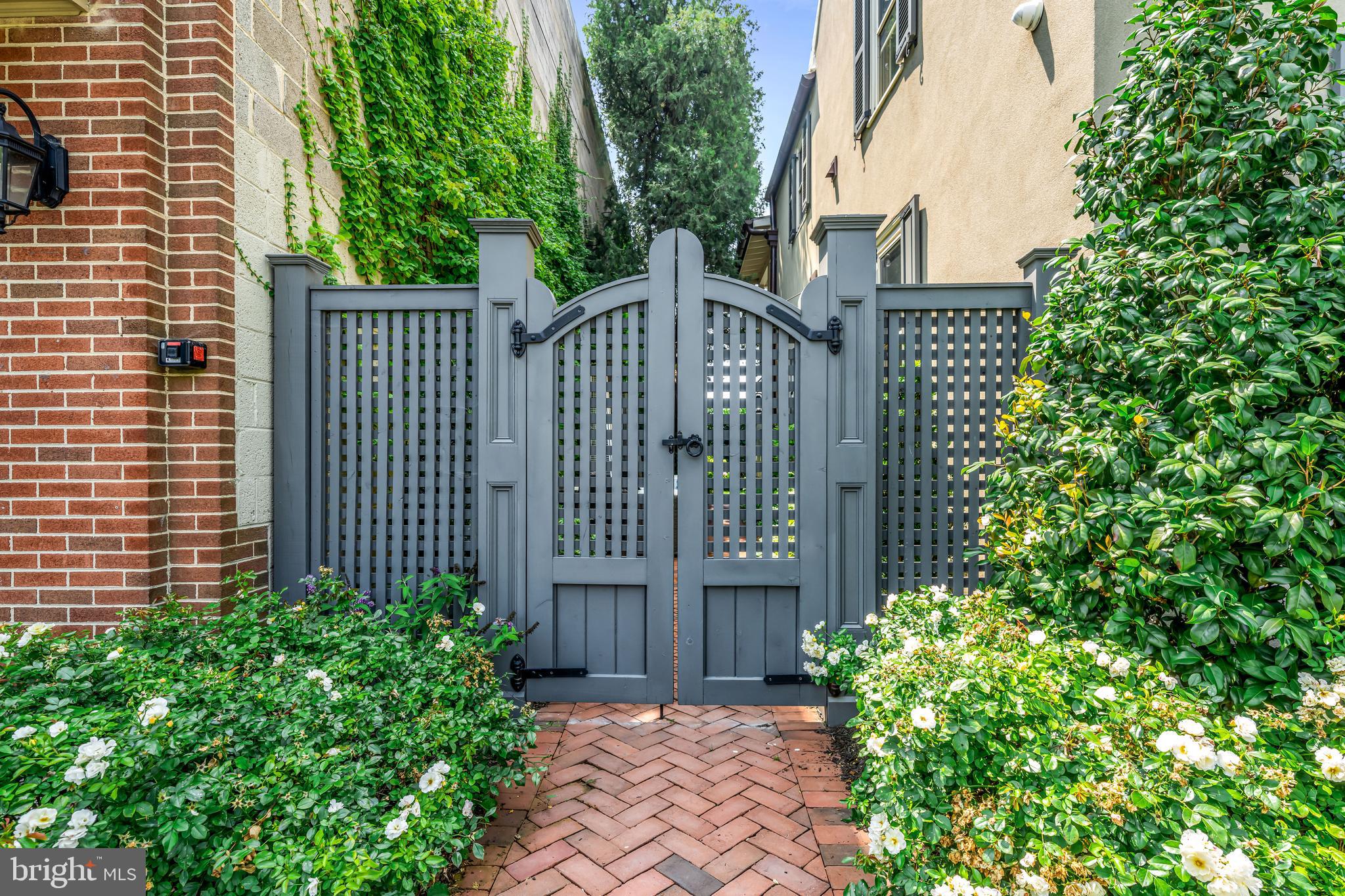 38 Tanner Street Haddonfield, NJ 08033 - Photo 54 of 70 Gate from Tanner St to courtyard