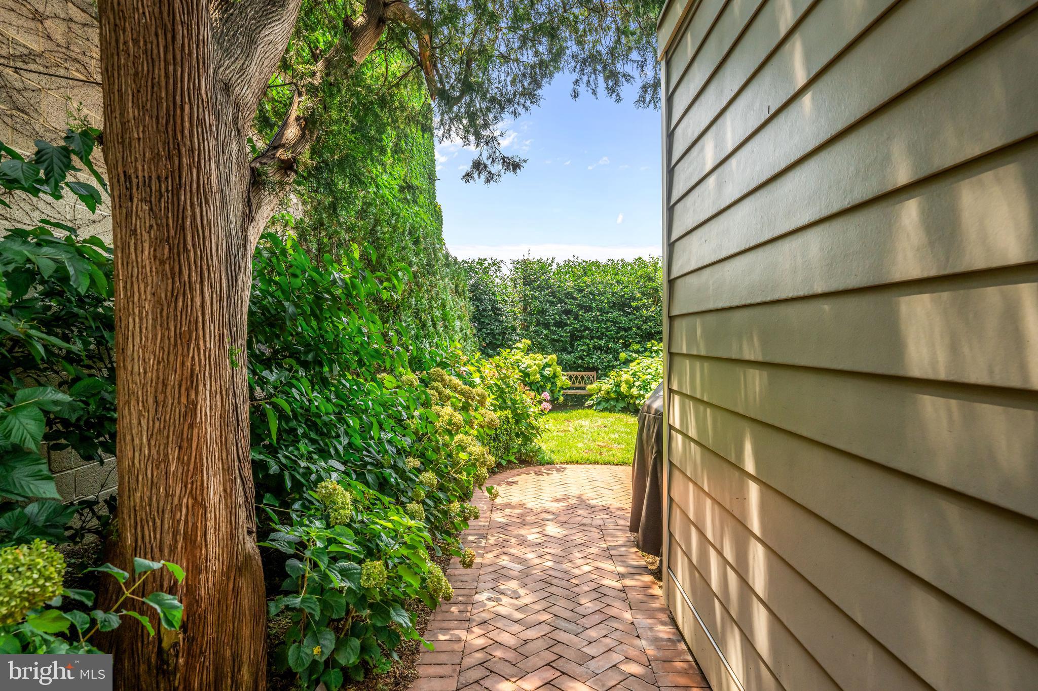 38 Tanner Street Haddonfield, NJ 08033 - Photo 59 of 70 Walkway from driveway to side mudroom entrance
