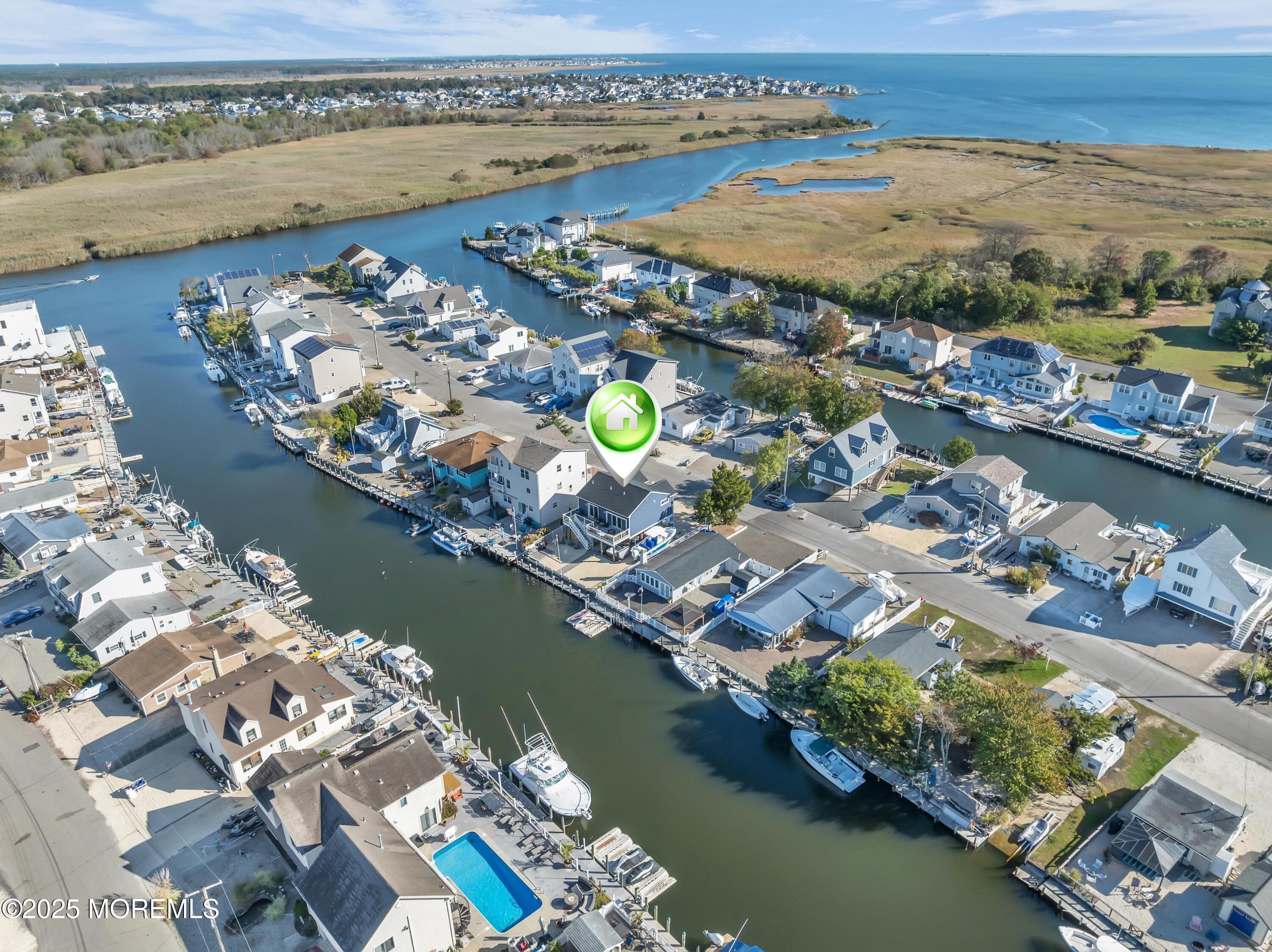 21 Compass Road Waretown, NJ 08758 - Photo 2 of 46 a view of a city with ocean view