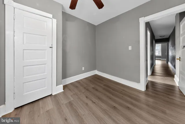 wooden floor in an empty room