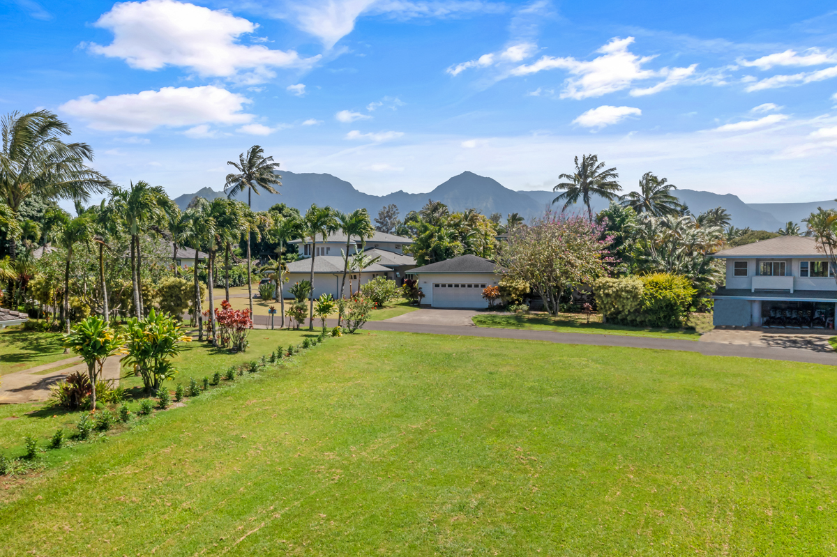 4890 Akai Road Princeville, HI 96722 - Photo 2 of 15 a view of a garden with houses