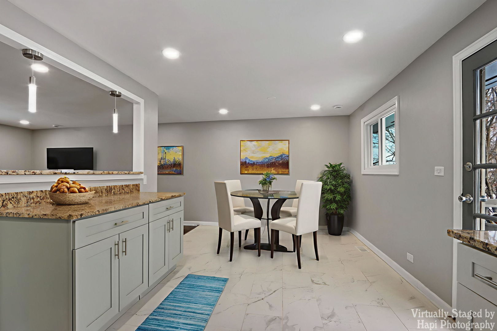 1835 West Weathersfield Way Schaumburg, IL 60193 - Photo 11 of 54 a view of a dining room with furniture and a livingroom