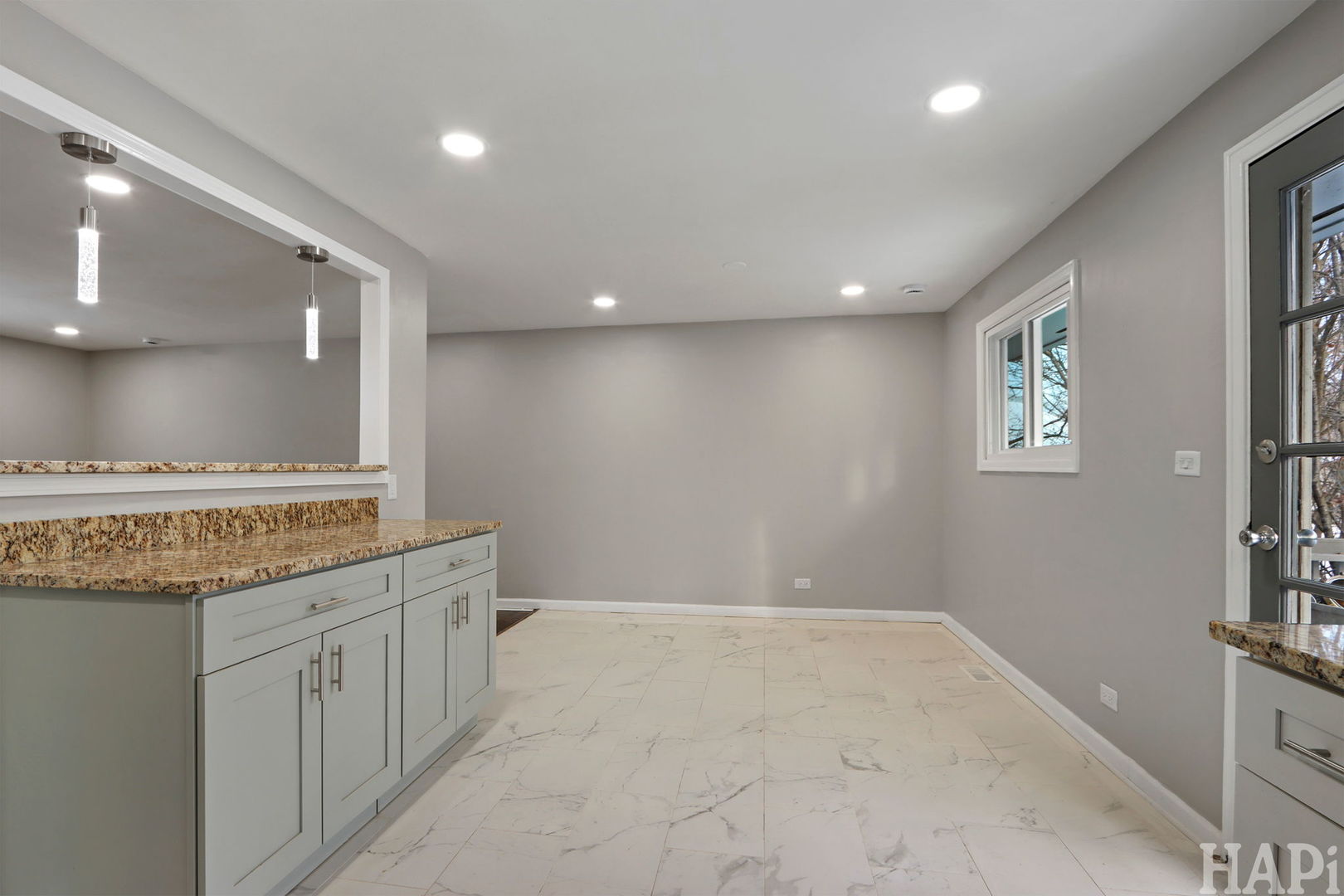 1835 West Weathersfield Way Schaumburg, IL 60193 - Photo 14 of 54 a bathroom with a granite countertop sink mirror and vanity