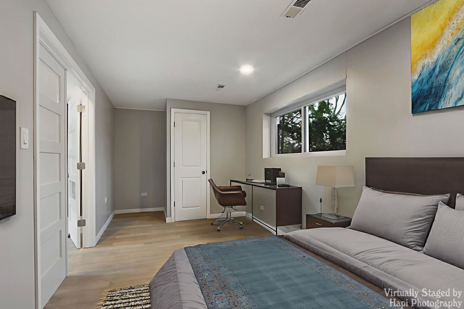 1835 West Weathersfield Way Schaumburg, IL 60193 - Photo 37 of 54 a living room with furniture and a flat screen tv