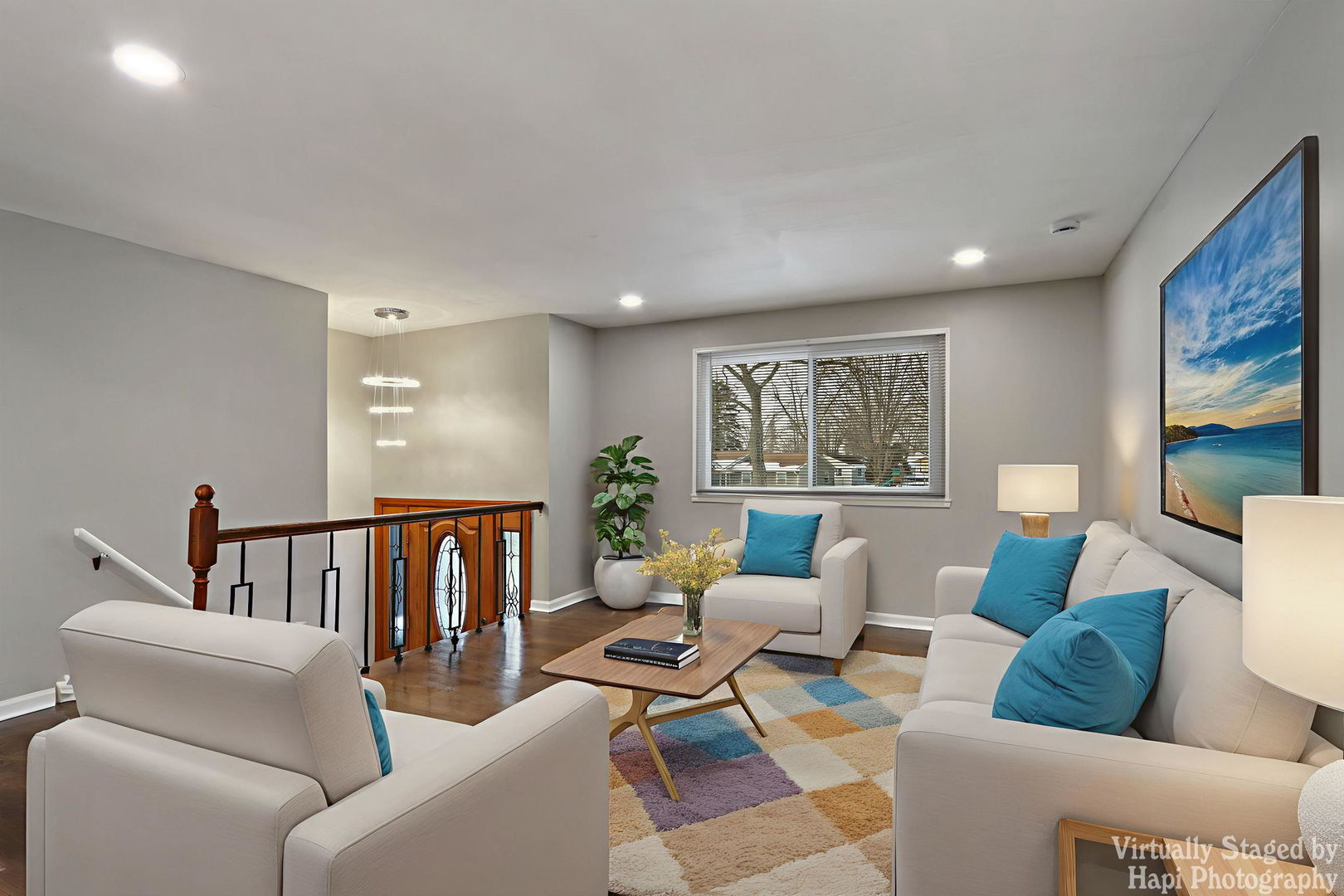 1835 West Weathersfield Way Schaumburg, IL 60193 - Photo 5 of 54 a living room with furniture and a large window