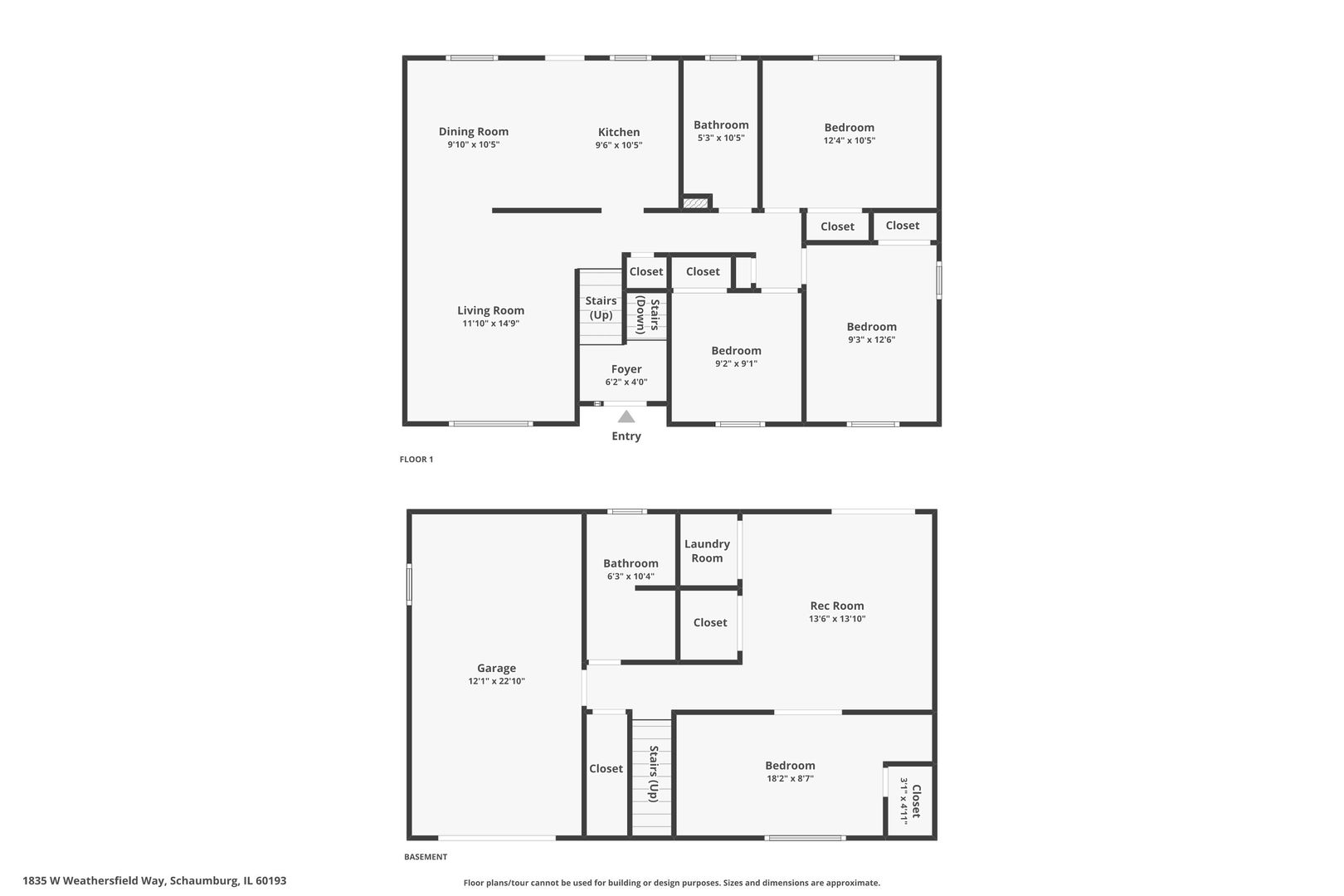 1835 West Weathersfield Way Schaumburg, IL 60193 - Photo 53 of 54 a picture of a bench in front of a mirror