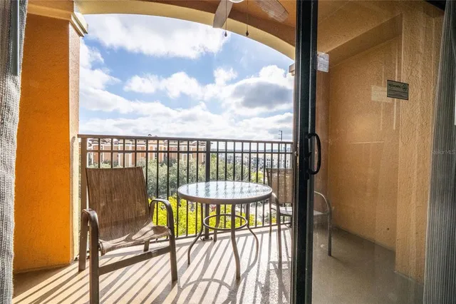 a view of a kitchen counter space and wooden floor