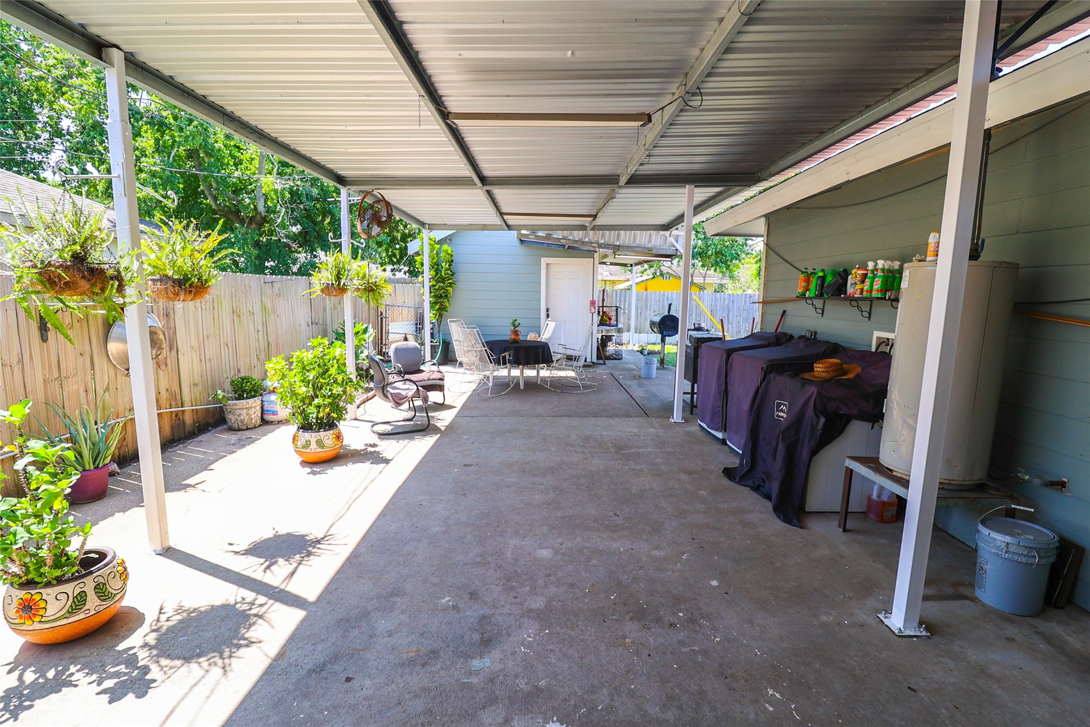 416 Clara Road South Houston, TX 77587 - Photo 31 of 50 a view of a garage with furniture