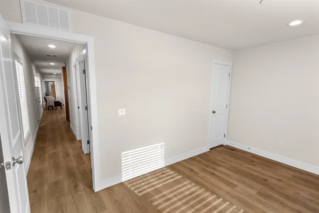 wooden floor in a gallery