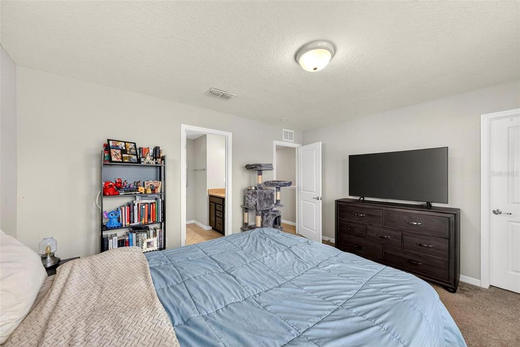 2100 Gopher Tortoise Terrace Oakland, FL 34787 - Photo 31 of 58 a bedroom with a bed and a flat screen tv