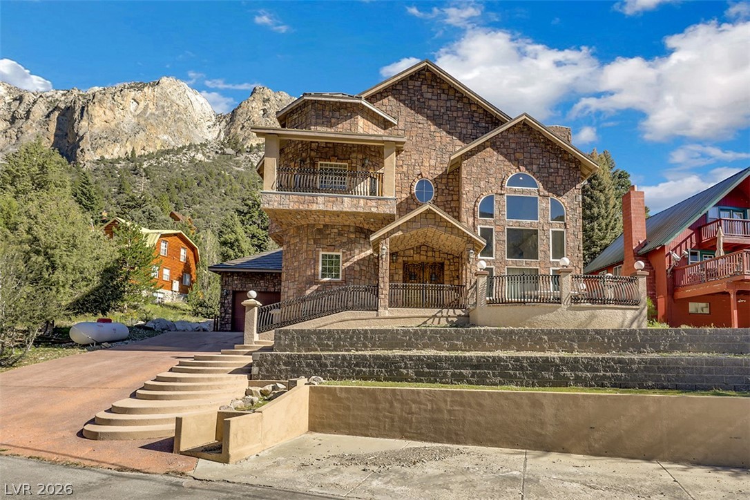 264 Crestview Drive Mount Charleston, NV 89124 - Photo 3 of 78 This charming home offers panoramic mountain views and a private drive.