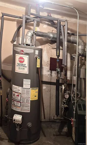 a view of water heater room