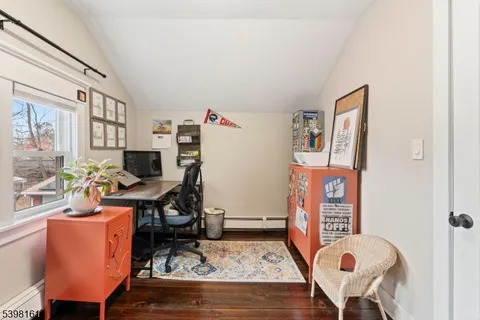 a workspace with furniture and a couch