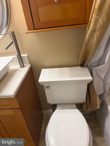 a close view of closet