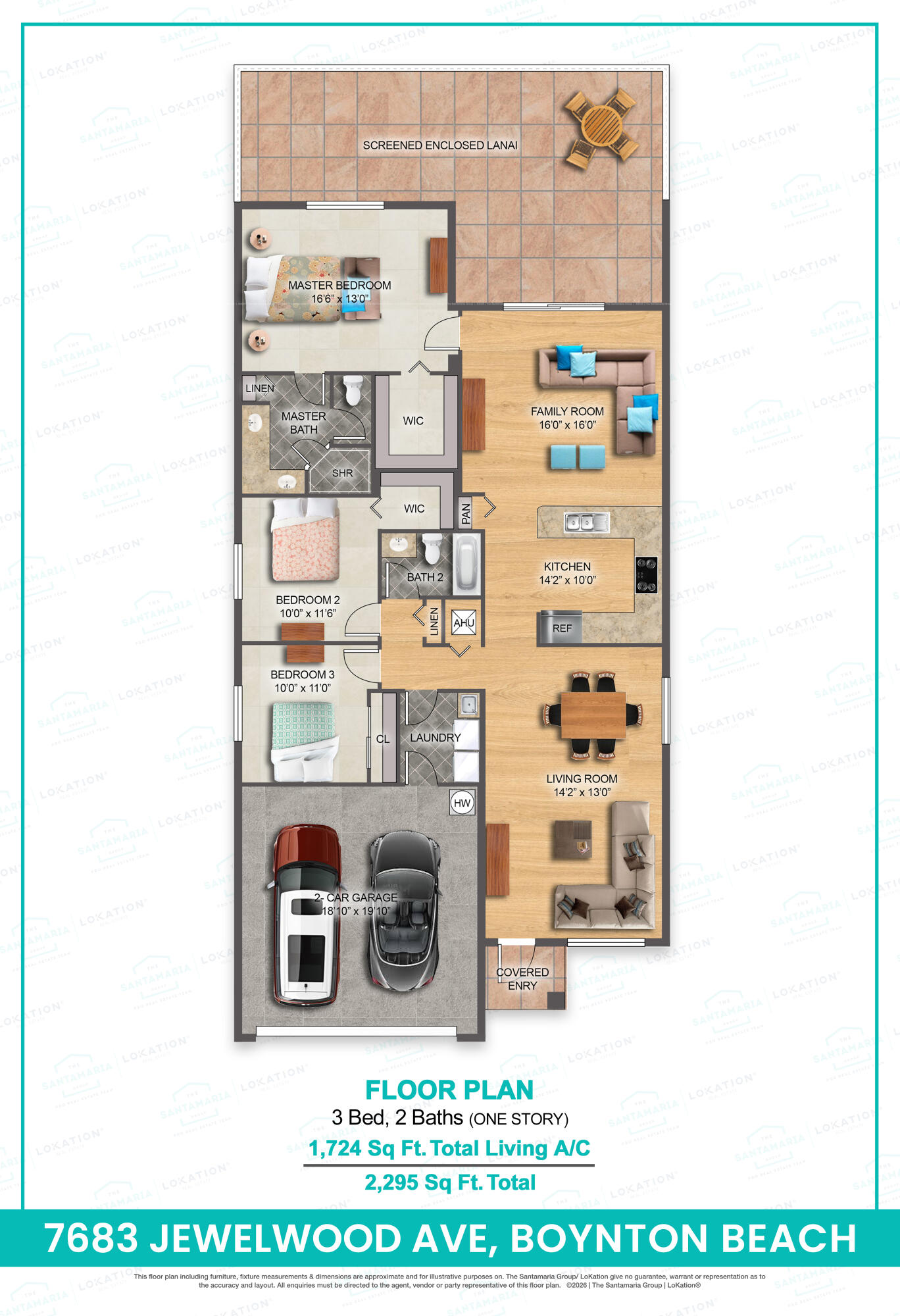 7683 Jewelwood Drive Boynton Beach, FL 33437 - Photo 48 of 48 TSG_7683 Jewelwood Dr_Floor Plan