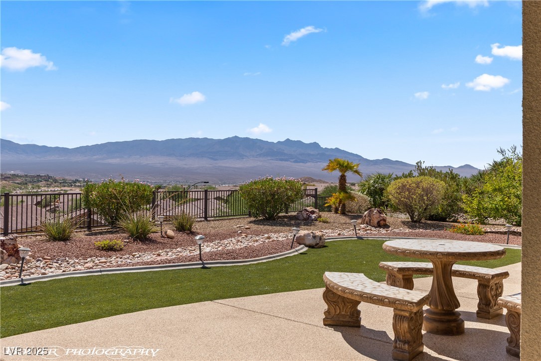 1348 Basin View Mesquite, NV 89034 - Photo 60 of 70 View of property's community with a mountain view and a patio