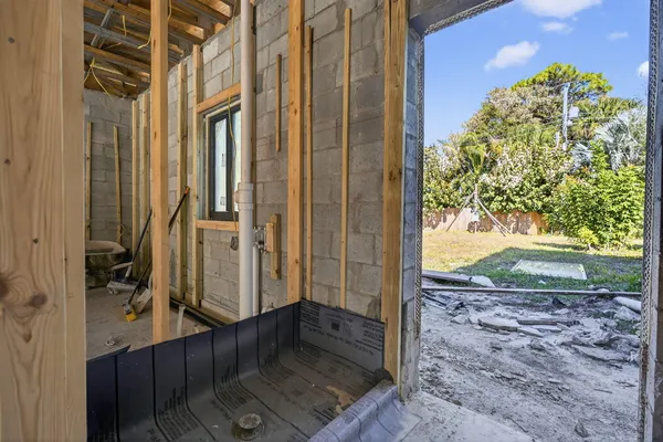 a view of a entryway