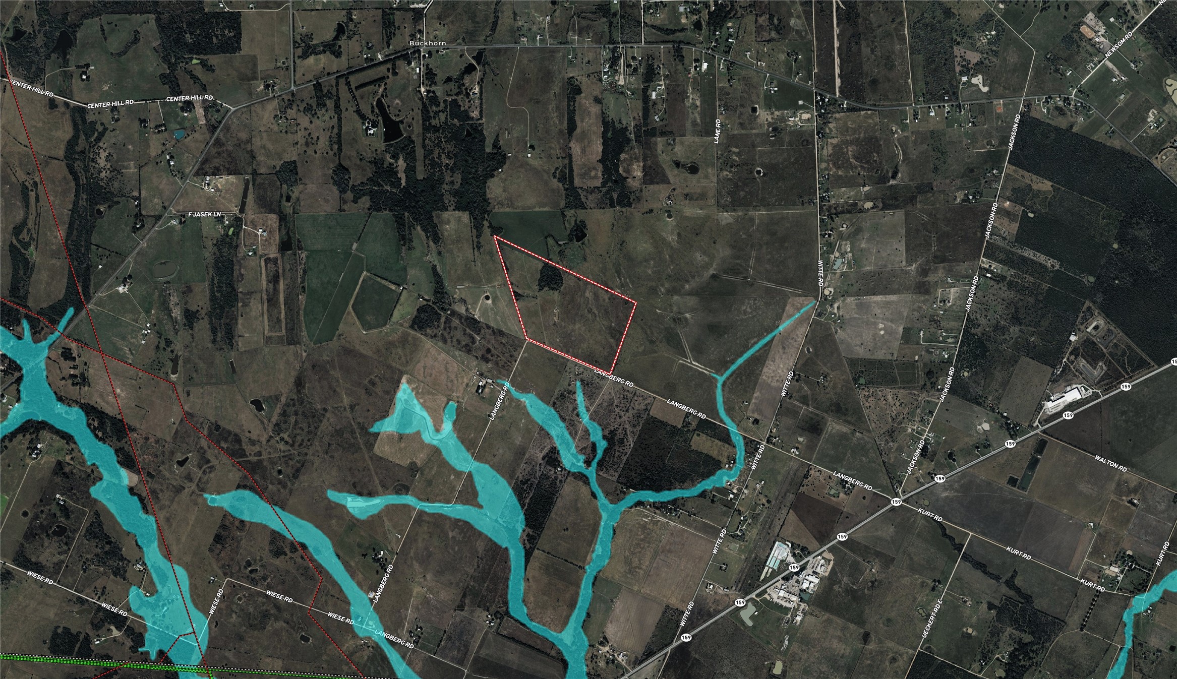 2701 Langberg Road Bellville, TX 77418 - Photo 23 of 24 a view of a house with a tree