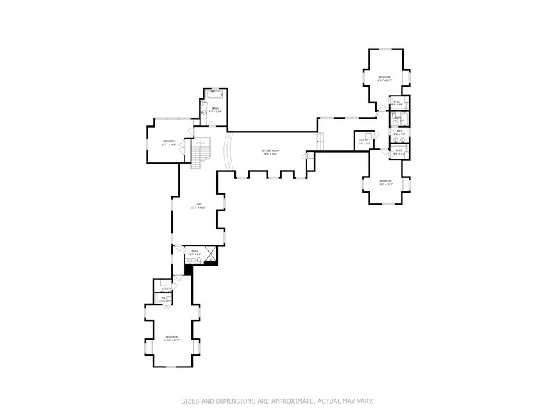 6191 South County Line Road Burr Ridge, IL 60527 - Photo 36 of 38 a picture of floor plan