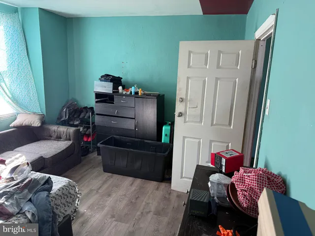 a front view of a building