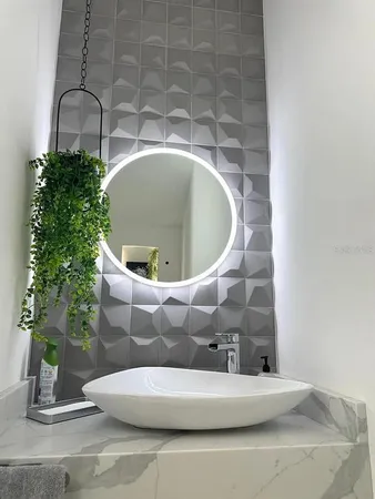 a close view of sink