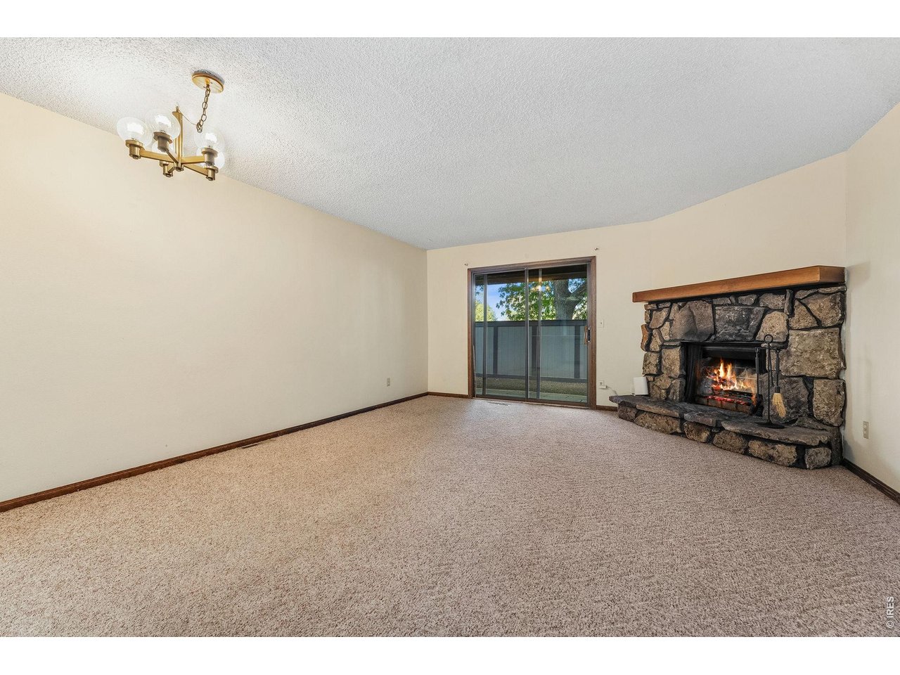 1325 Birch Street, Unit 12 Fort Collins, CO 80521 - Photo 11 of 26 a view of an empty room with a fireplace