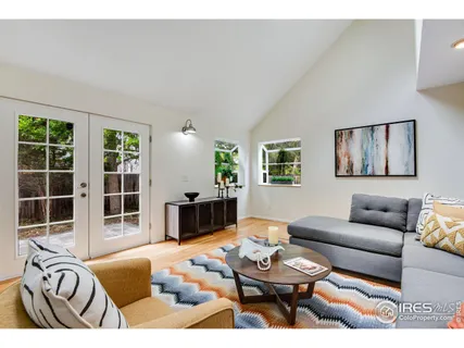 a view of living room filled with furniture