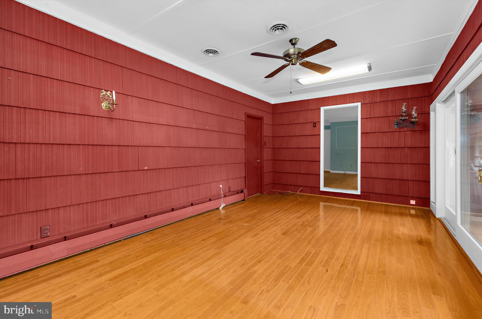 1159 Dicus Mill Road Millersville, MD 21108 - Photo 51 of 81 a view of empty room with a ceiling fan