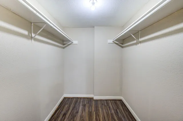 a view of walk in closet