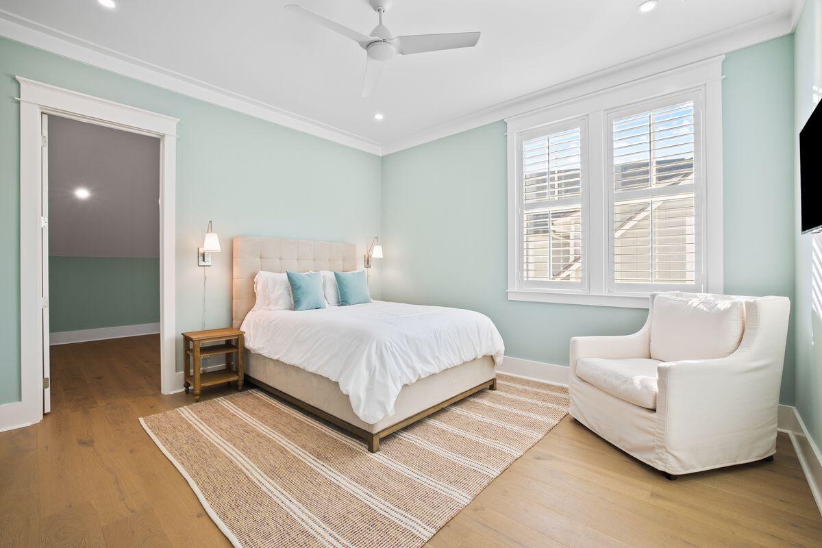 41 Seastone Ct Inlet Beach Inlet Beach, FL 32461 - Photo 35 of 52 a bedroom with a bed and a couch
