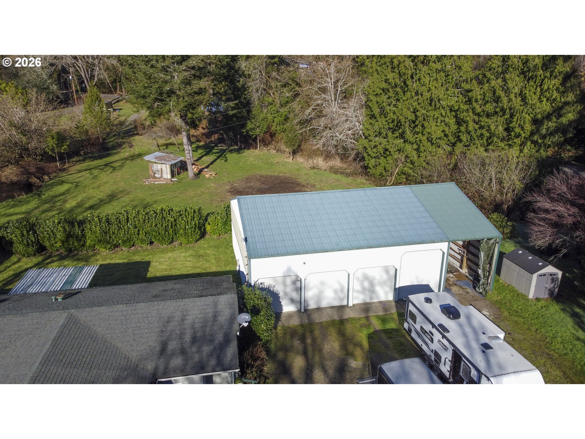 9580 North Fork Siuslaw Road Florence, OR 97439 - Photo 48 of 48 a view of a backyard
