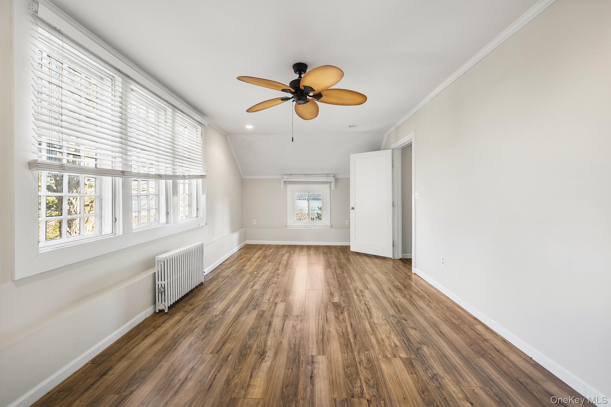1007 Rte 9W Nyack, NY 10960 - Photo 24 of 45 a view of empty room with wooden floor and fan