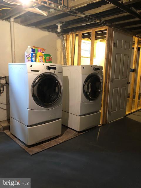 141 East Elm Street Reading, PA 19607 - Photo 29 of 36 Washer and dryer on risers, they both stay!