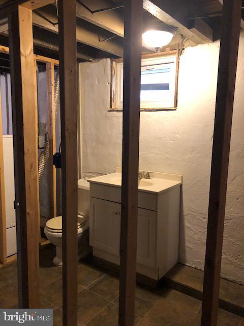 141 East Elm Street Reading, PA 19607 - Photo 31 of 36 Roughed in bathroom in the basement