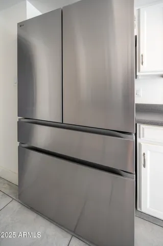 a close view of closet