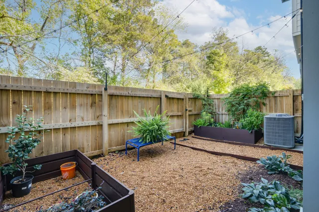 a backyard of a house