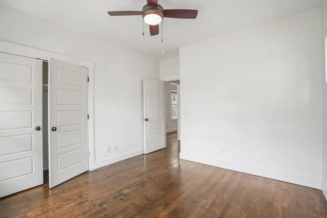 wooden floor in an empty room