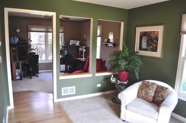 127 Barnes Road Elgin, IL 60124 - Photo 7 of 19 a living room with furniture and a potted plant