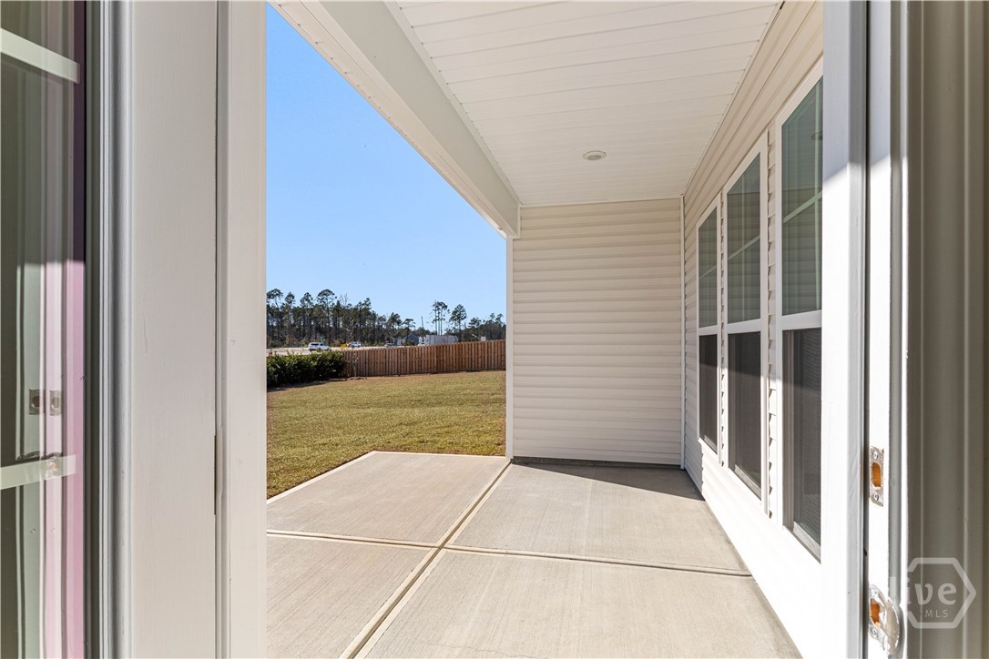 37 Blues Drive Pooler, GA 31322 - Photo 36 of 44 Covered Back Porch