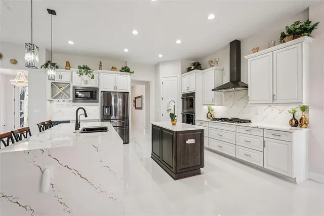 a view of a house with a yard and sitting area