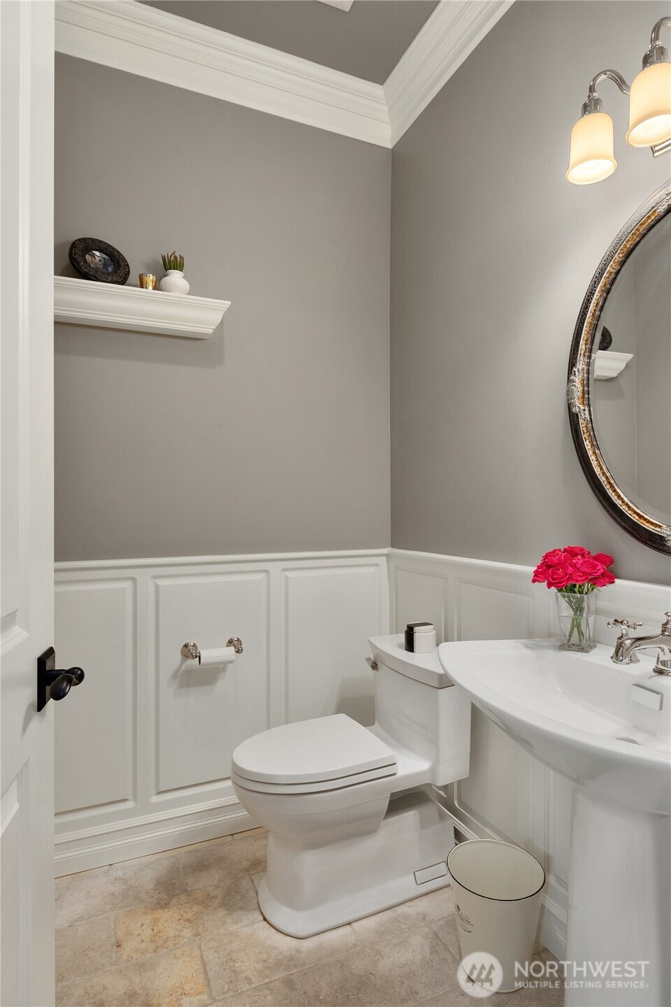 67 Cascade Key Bellevue, WA 98006 - Photo 20 of 39 a bathroom with a toilet sink and mirror