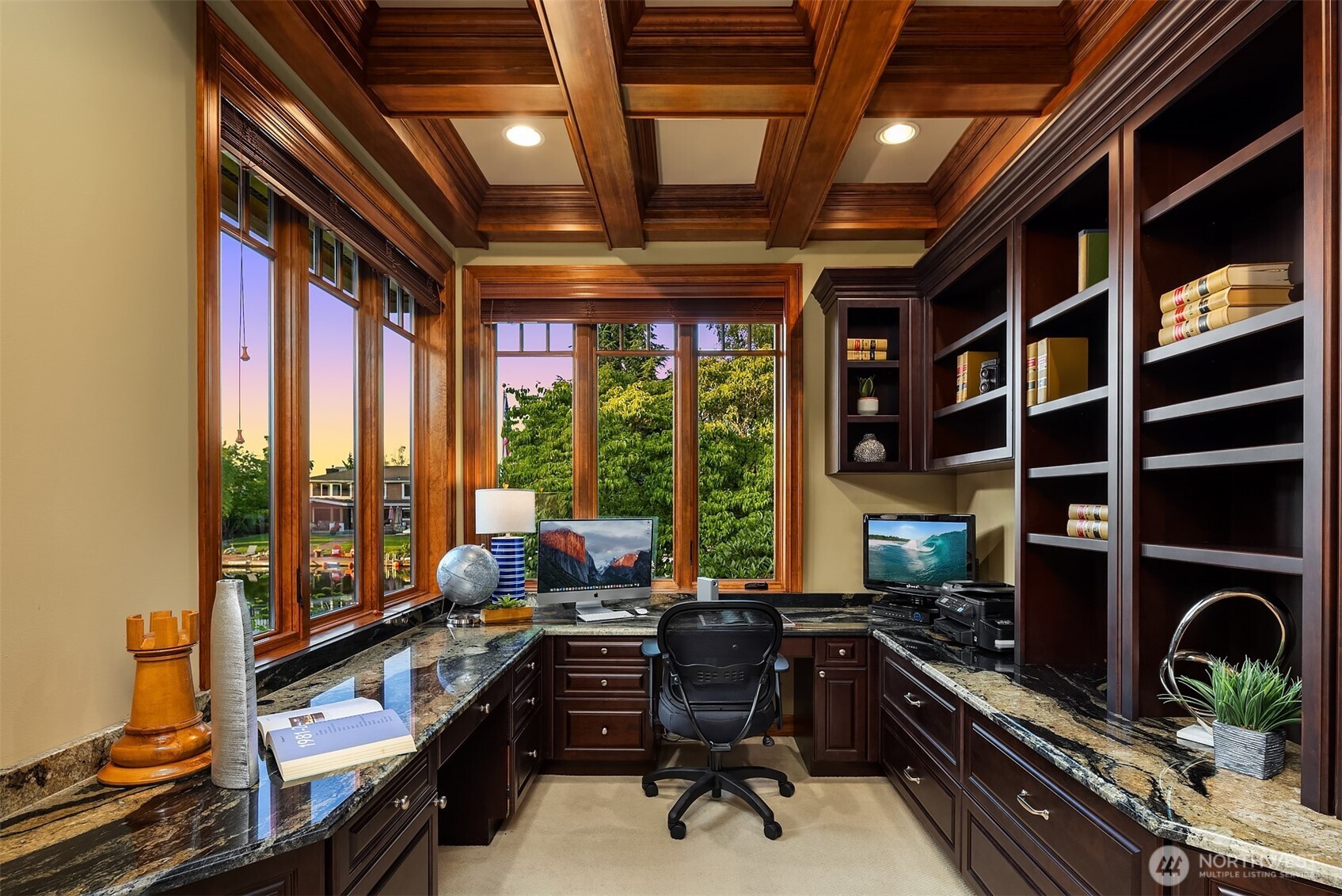 67 Cascade Key Bellevue, WA 98006 - Photo 21 of 39 a view of a workspace with furniture and a window