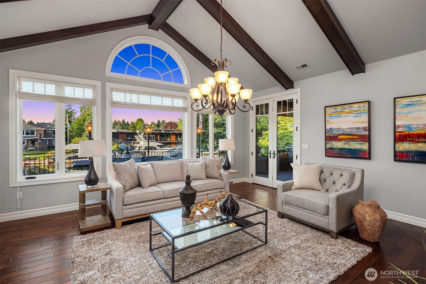 67 Cascade Key Bellevue, WA 98006 - Photo 6 of 39 a living room with furniture and a large window