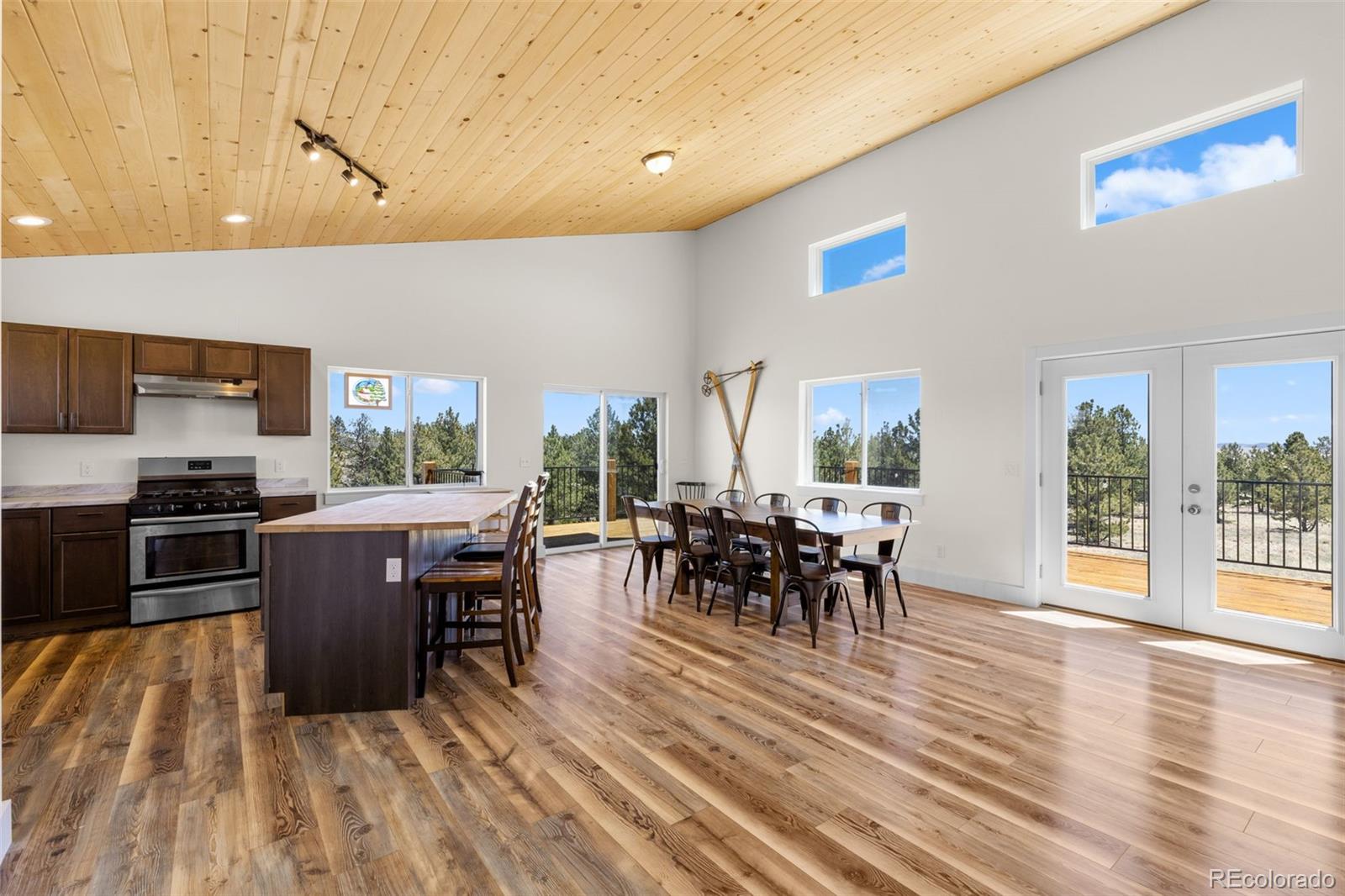 431 Rudisill Street Fairplay, CO 80440 - Photo 10 of 48 a dining room with furniture and wooden floor